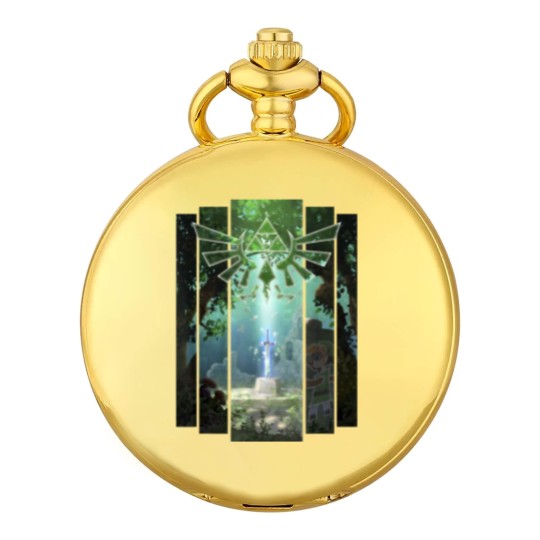 Discover Nintendo Zelda The Master Sword Lost Woods Artwork Pocket Watches