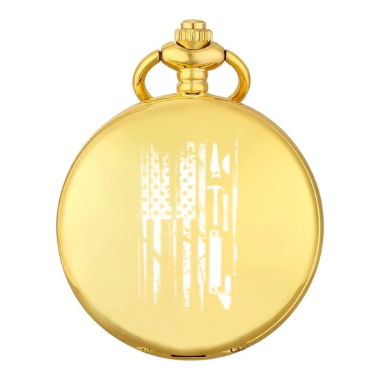 Discover American Flag Woodworking Pocket Watches