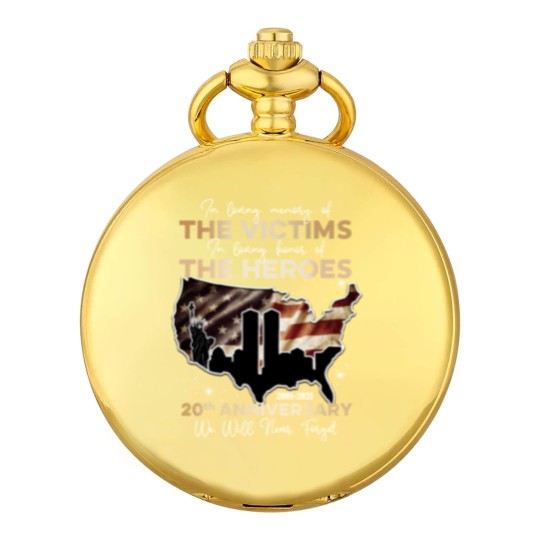 Discover September 11th 20th Anniversary We Will Never Forget Pocket Watches 9/11 20th Pocket Watches Pocket Watches