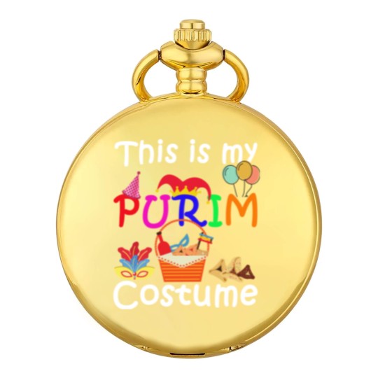 Discover This Is My Purim Costume Jewish Pocket Watches