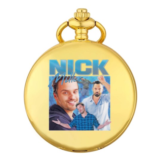 Discover Nick Miller Homage Pocket Watches Pocket Watches Top Funny TV Icon Gift Men's Women's Girl