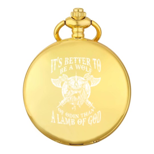 Discover Be a wolf of Odin - Better than a lamb of God Pocket Watches