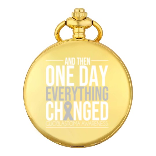 Discover Glioblastoma Awareness Figh Brain Tumor Cancer Pocket Watches