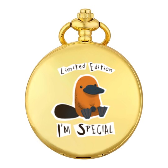 Discover  - I'm Special Platypus - Cute Weird Animal - Platypus - Pocket Watches