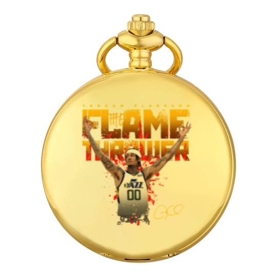 Discover Jordan Clarkson Flamethrower - Jordan Clarkson Utah Jazz - Pocket Watches
