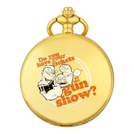 Discover Popeye Gun Show Adult Pocket Watches Pocket Watches