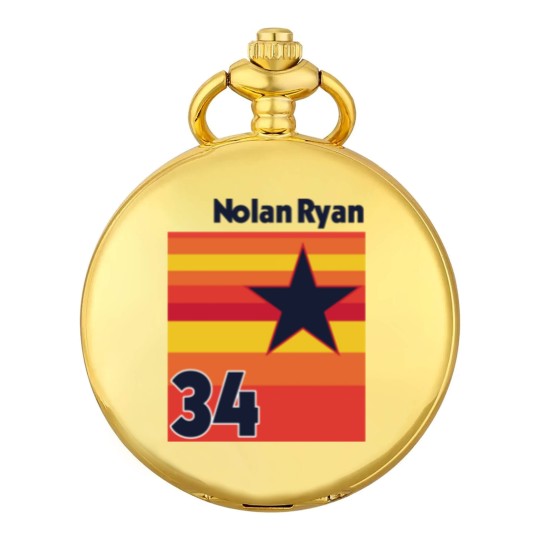 Discover Retro Nolan Ryan Uniform Tribute - Baseball Lover - Pocket Watches