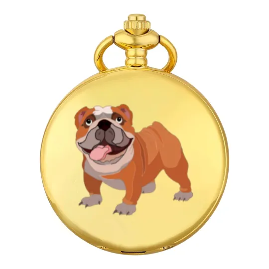 Discover Happy bulldog Pocket Watches