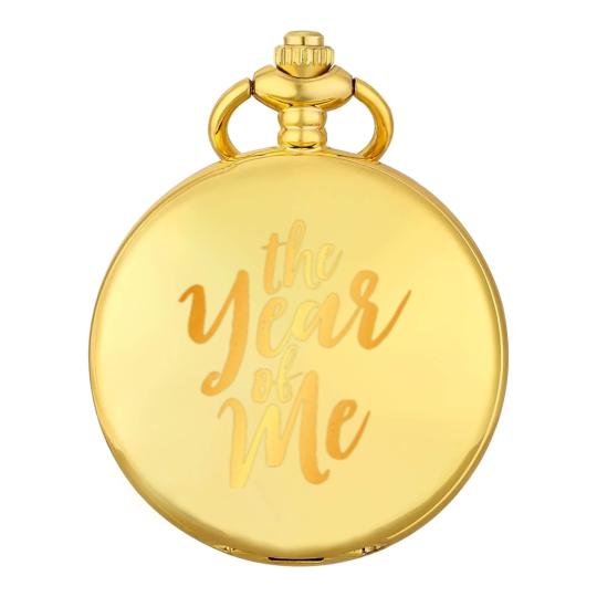 Discover The Year Of Me-Gold Pocket Watches