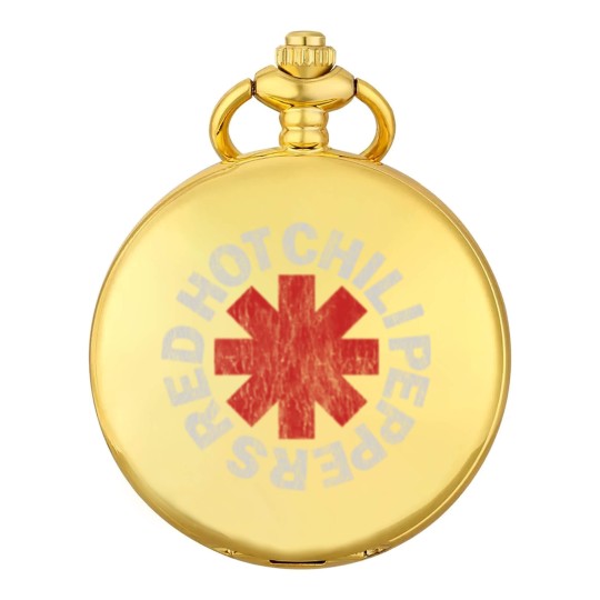 Discover Red Hot Chili Peppers Distressed Logo Rock Pocket Watches Pocket Watches