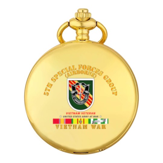 Discover Army 5th Special Forces Group w Flash VN SVC Pocket Watches