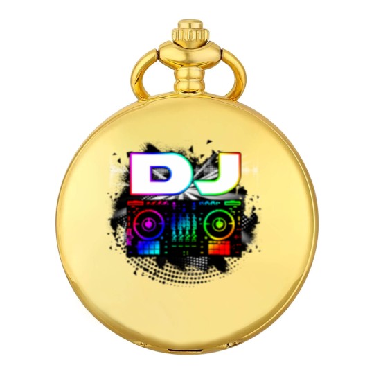 Discover Dj Music Lover Music Player Sound Cool Funny Gift Pocket Watches