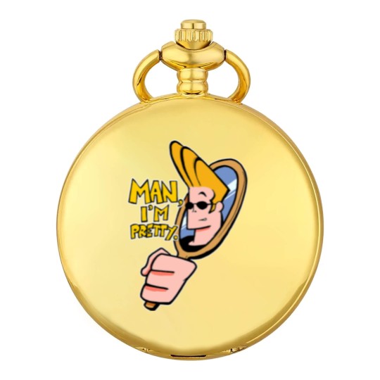 Discover Johnny Bravo™ "Man, I'm Pretty." Quote Essential Pocket Watches