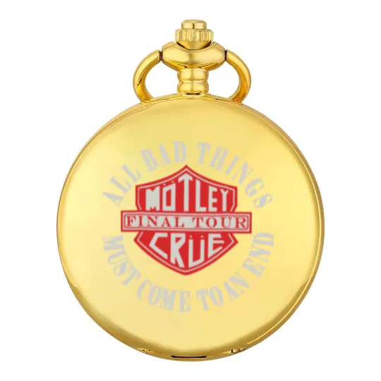 Discover NEW MOTLEY CRUE Final Tour Pocket Watches, Hip Hop Fan Pocket Watches, Rap Music Pocket Watches