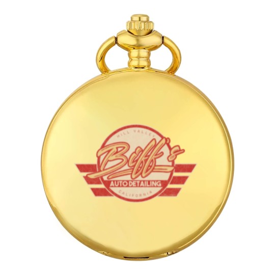 Discover Biff's Auto Detailing in Distressed Red - Back To The Future - Pocket Watches