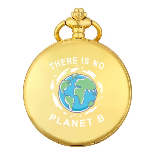 Discover There Is No Planet B - Earth Day Pocket Watches