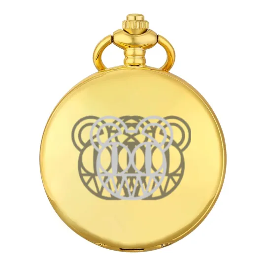 Discover Radio Bear Retro Minimalist Color Design Grey - Bear - Pocket Watches