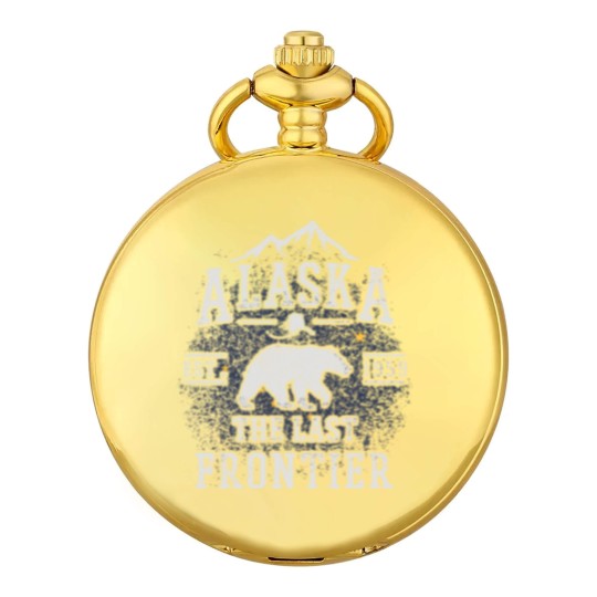 Discover Alaska The Last Frontier Pocket Watches