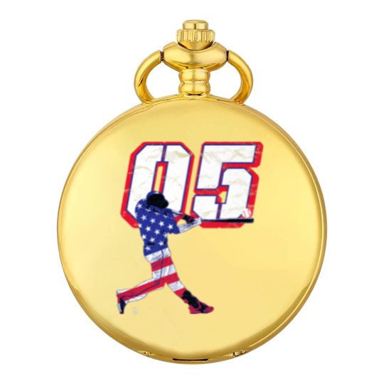 Discover Freddie Freeman Flag Silhouette Gameday Premium Pocket Watches