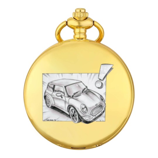 Discover Mini Cooper pencil sketch - Mini Cooper - Pocket Watches