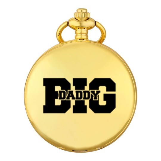 Discover Big Daddy father's day Dad father hero logo Pocket Watches