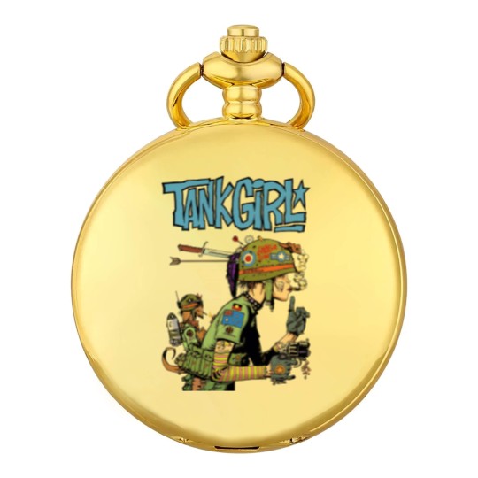 Discover Tank Girl Feminist Charlie Don't Surf Meme Pocket Watches Funny Vintage Style  Pocket Watches