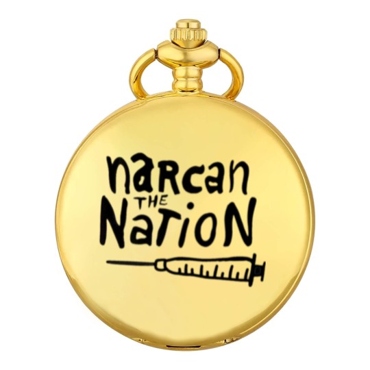Discover Narcan the Nation (Black Letter) - Harm Reduction - Pocket Watches