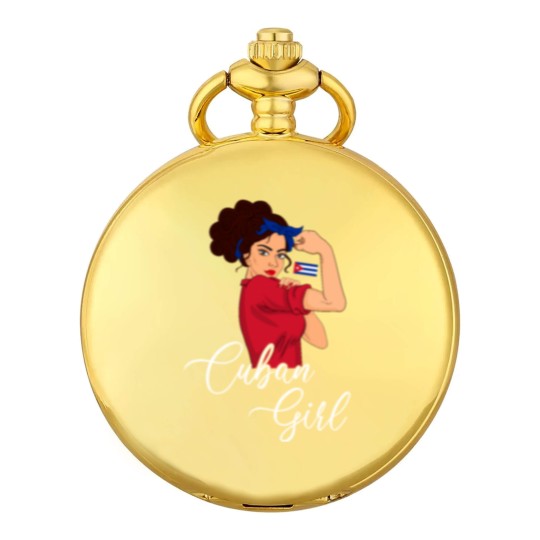 Discover Cuban Girl, Cubana Flag Cuban Girl Pocket Watches