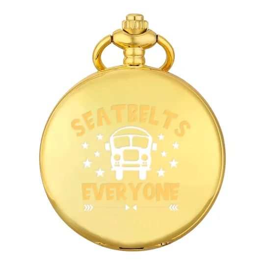 Discover Bus Driver Bus School Bus Public Transportation Pocket Watches