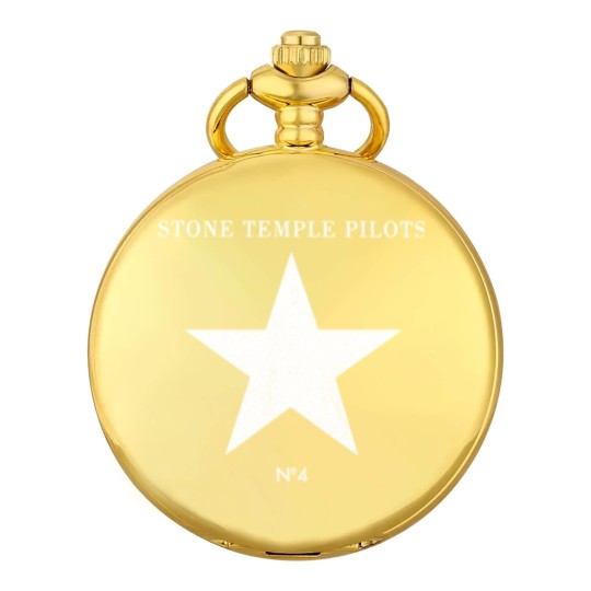 Discover Stone Temple Pilots Rock Band Number 4 Album Cover Adult Short Sleeve Pocket Watches