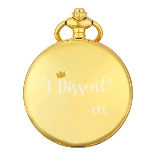 Discover I Dissent RBG Ruth Bader Ginsburg Pocket Watches