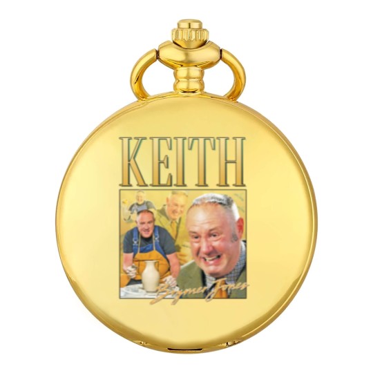 Discover Keith Brymer Jones Homage Pocket Watches Pocket Watches Top Pottery Funny Icon Gift Throw British TV