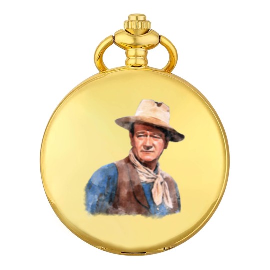 Discover John Wayne "The Duke" - Watercolor - John Wayne - Pocket Watches