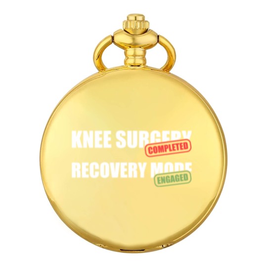 Discover Knee Surgery Completed Recovery Mode Knee Replacement Pocket Watches