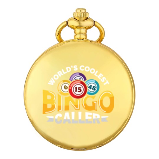 Discover World's Coolest Bingo Caller Lucky Bingo Player Pocket Watches
