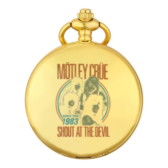 Discover Motley Crue Vintage World Tour Rock Metal Pocket Watches Pocket Watches
