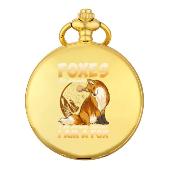 Discover Fox Pocket Watches Foxes Are Awesome Cute Fox Pocket Watches Kids Girls Boys Pocket Watches