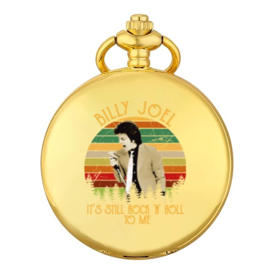 Discover Vintage Billy Tees Joel It's Still Rock and Roll To Me Essential Pocket Watches