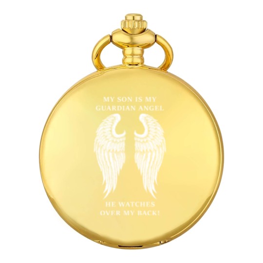 Discover Son - My son is my guardian angel Pocket Watches