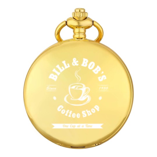 Discover Bill And Bob'S Coffee Shop Aa Recovery Gift Pocket Watches