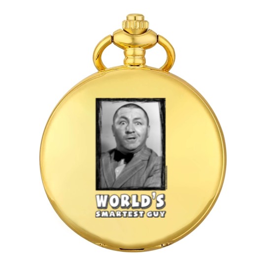 Discover The Three Stooges Curly, World's Smartest Guy Pocket Watches