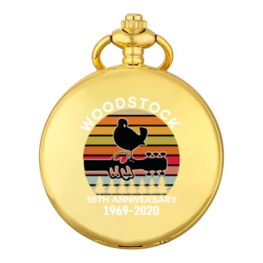Discover woodstock 50th anniversary 1969 2020,Woodstock Pocket Watches,Woodstock 1969 ,Peace Love Bird - Woodstock - Pocket Watches