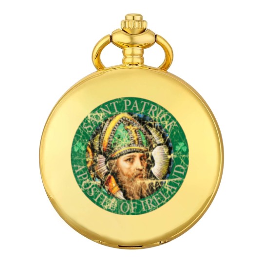 Discover Saint Patrick Apostle of Ireland distressed Pocket Watches