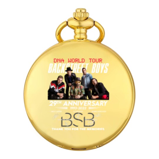 Discover Backstreet Boys Pocket Watches, Backstreet Boys DNA World Tour 2022 Pocket Watches, Backstreet Boys 29th Anniversary Pocket Watches