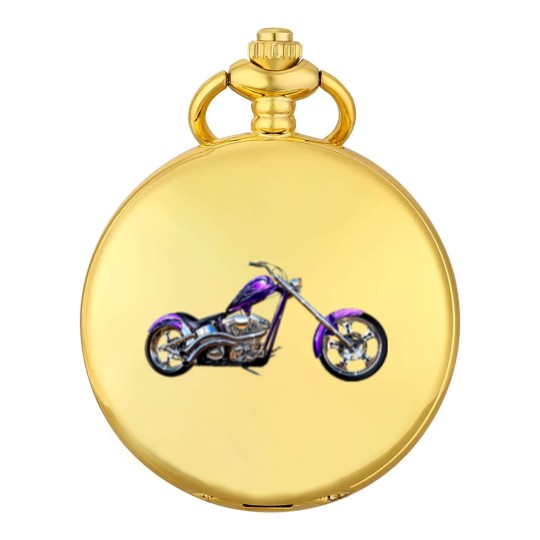 Discover Purple Chopper Motorcycle Pocket Watches Pocket Watches