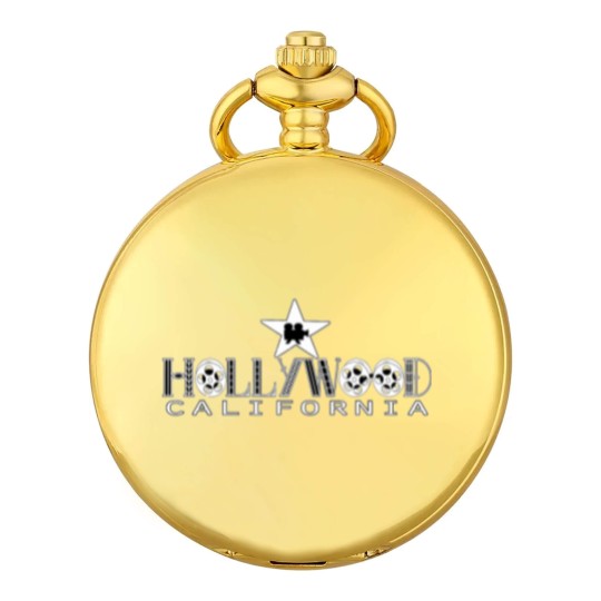Discover Hollywood California LA Film Movie Star Souvenir Pocket Watches