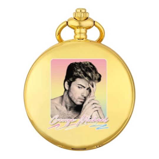 Discover George Michael // Faded Vintage Look // Original Design - George Michael - Pocket Watches