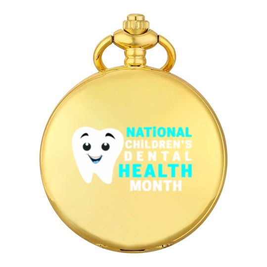 Discover Dental Health - National Children's Dental Health Month Pocket Watches