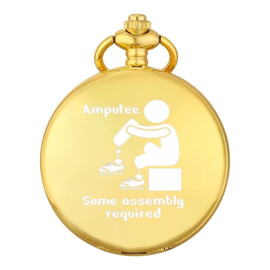 Discover Amputee Some Assembly Required Pocket Watches