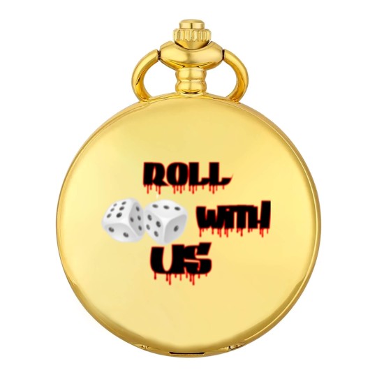 Discover Roll with US Vegas Dice Pocket Watches, Casino Bonus Pocket Watches